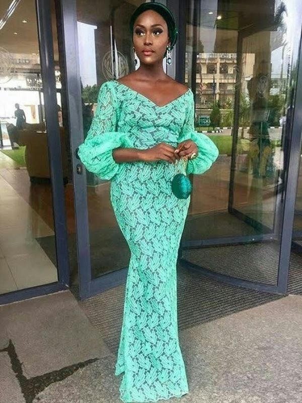 Floor Length Kaba Dress