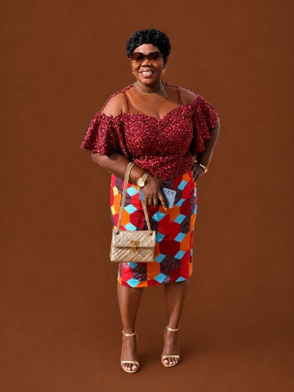 Kente & Beaded Top 